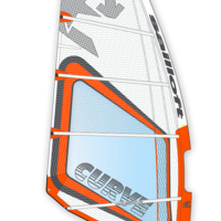 Sailloft Curve 2024 Weiss / Orange Powerwavsegel