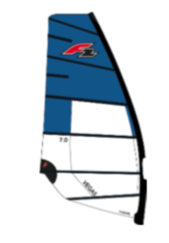 f2 vegas sail 2021, freeride sail, windsurfsegel f2, no cam segel, windsurfsegel aufsteiger