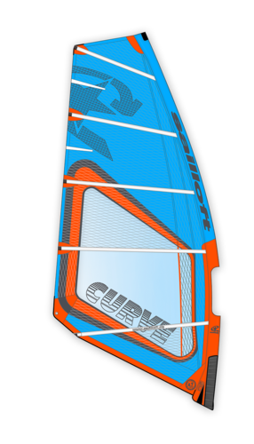 Sailloft Curve 2023 Blau / Orange Powerwavsegel