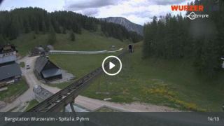 Bergstation Standseilbahn
