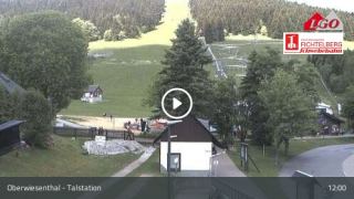 Blick zum Fichtelberg